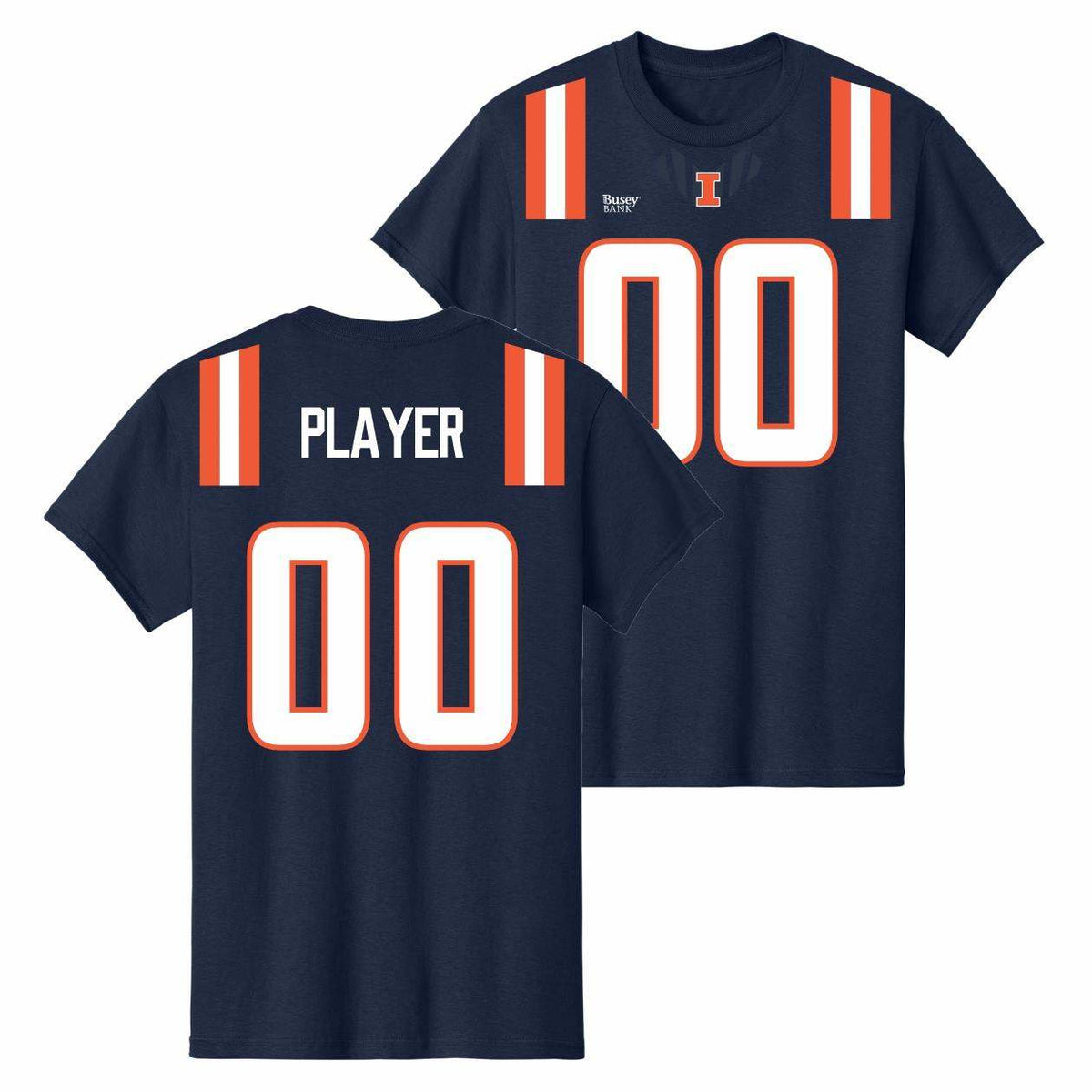 Illinois Fighting Illini NIL Football Shirsey