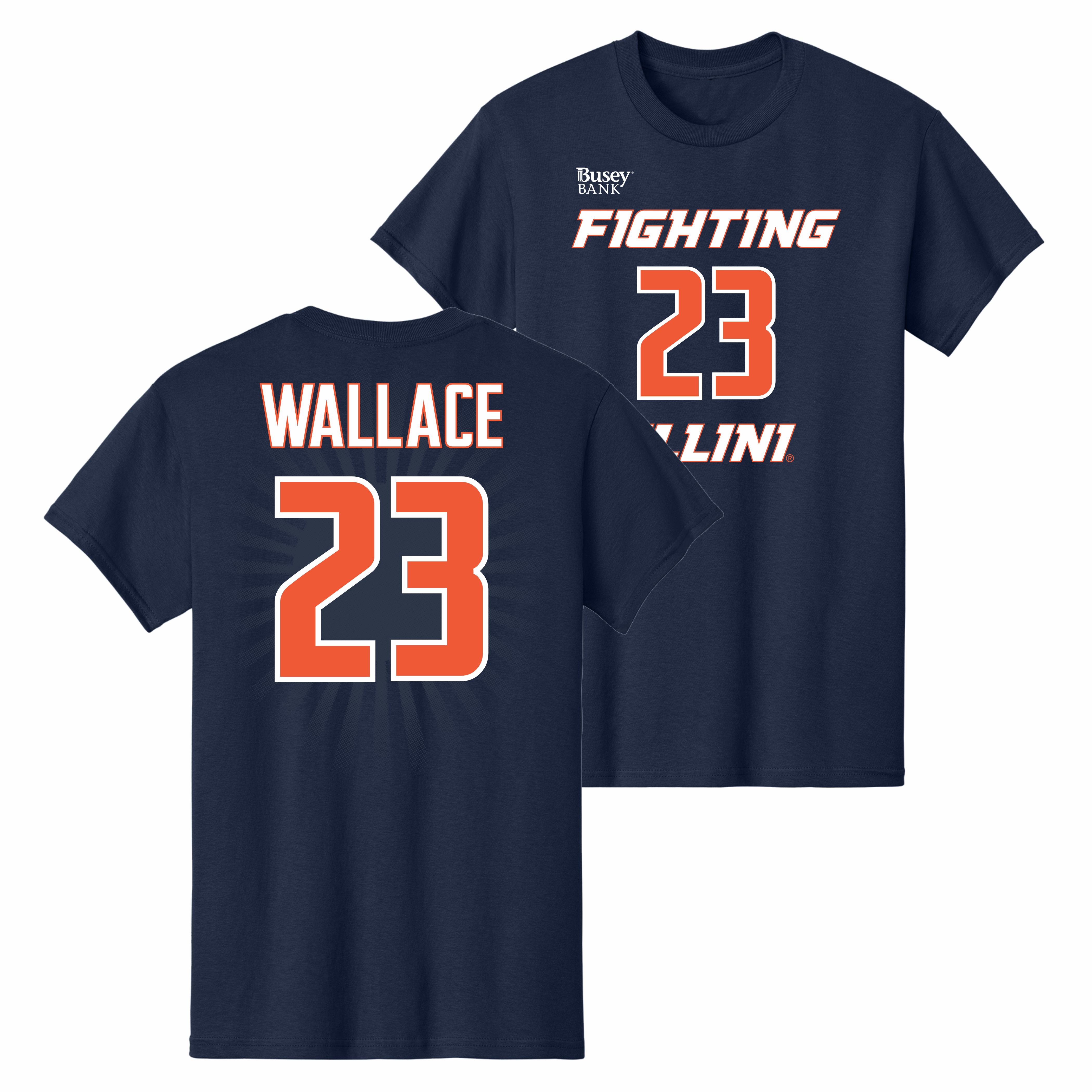 Illinois Fighting Illini NIL Women's Basketball Shirsey Navy
