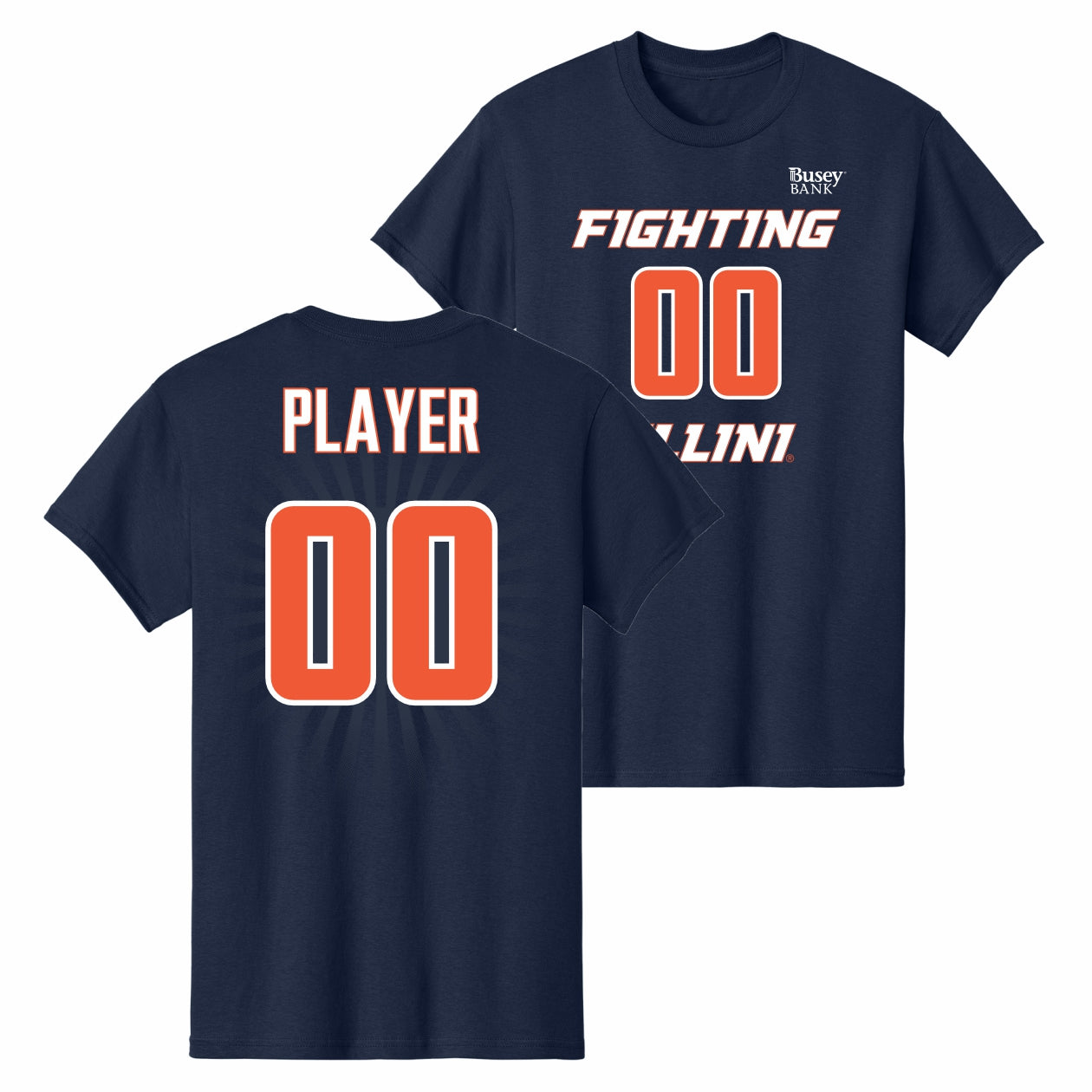 Illinois Fighting Illini NIL Women's Basketball Shirsey Navy