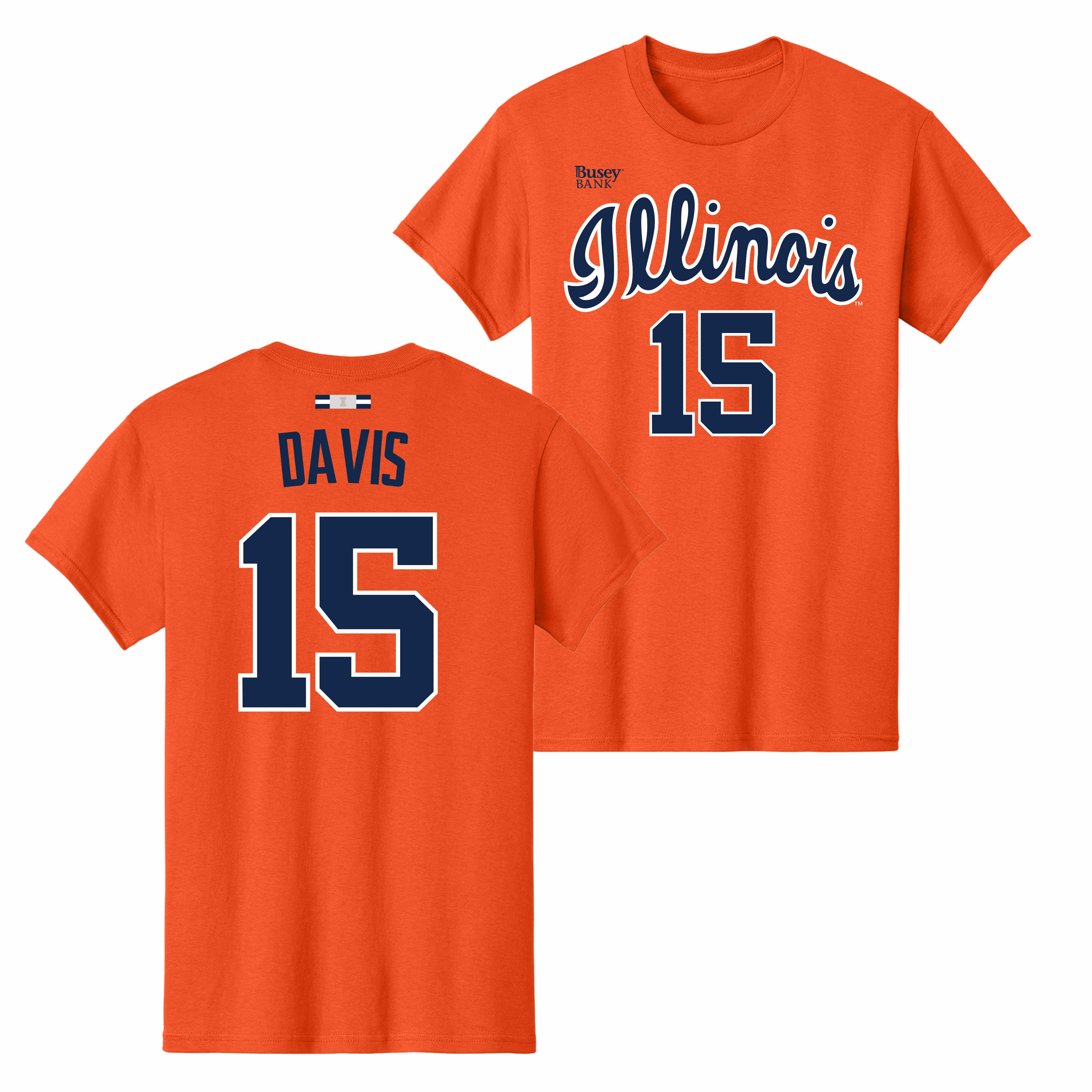Illinois Fighting Illini NIL Men's Basketball Shirsey Orange