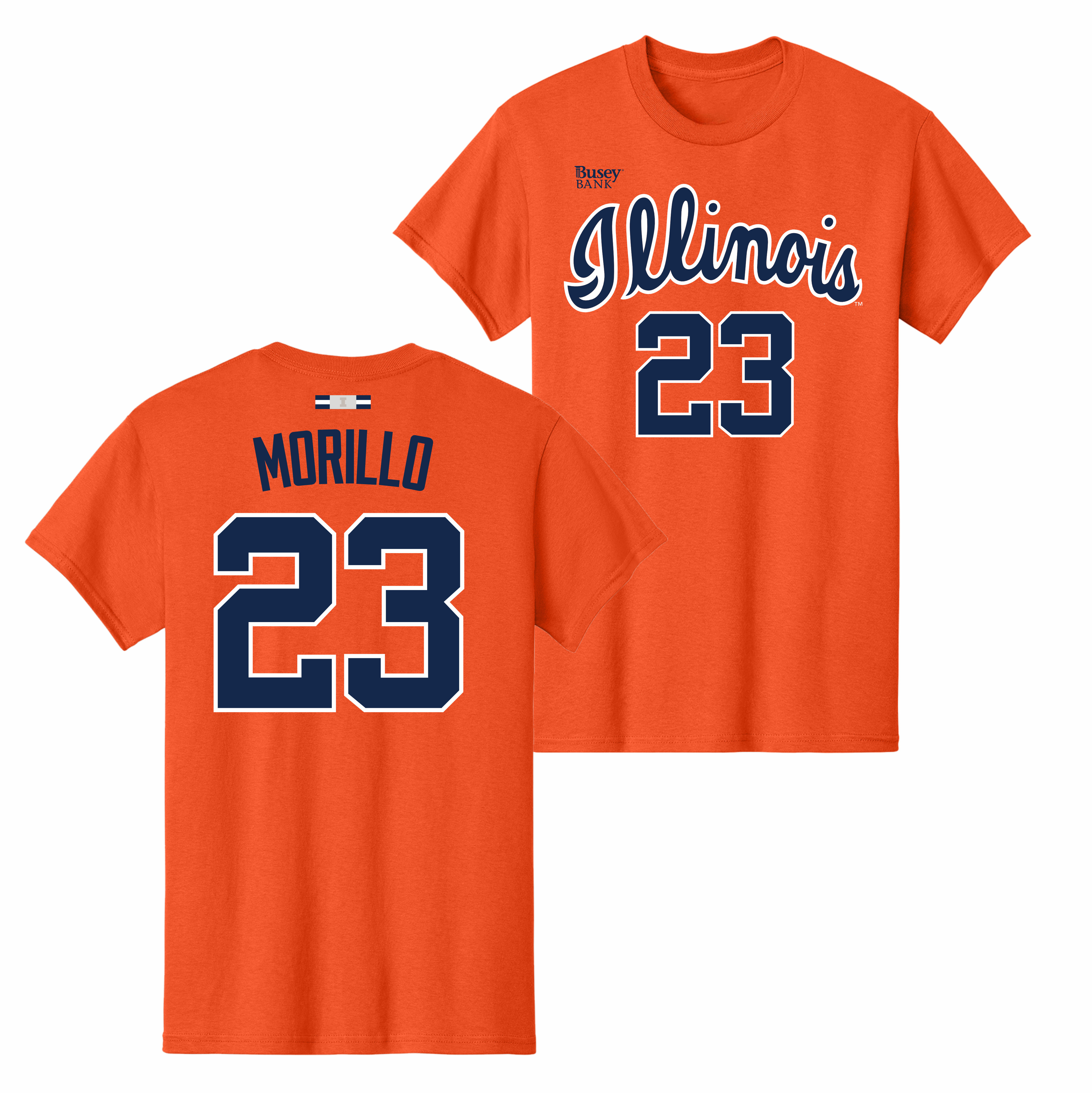 Illinois Fighting Illini NIL Men's Basketball Shirsey Orange