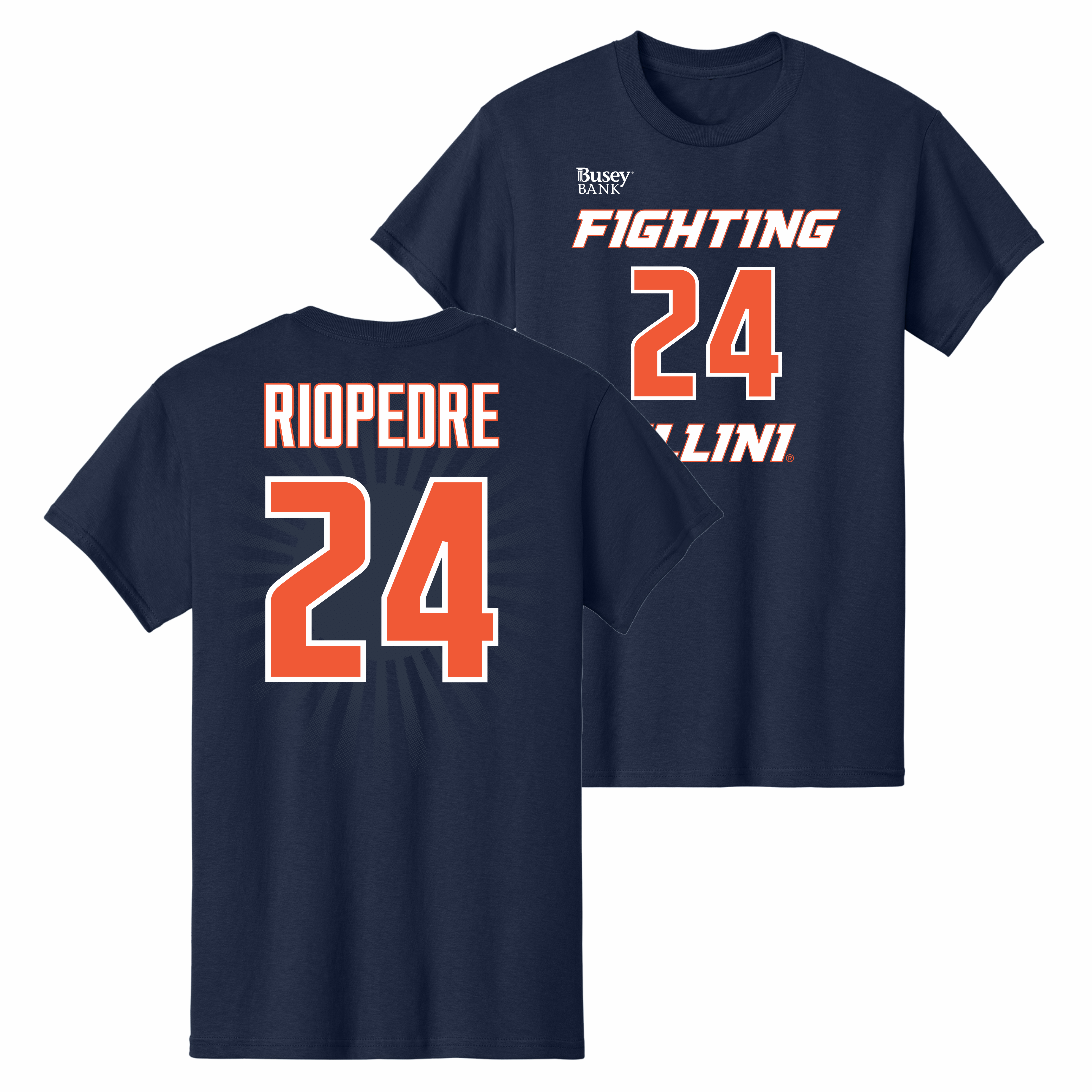 Illinois Fighting Illini NIL Women's Basketball Shirsey Navy