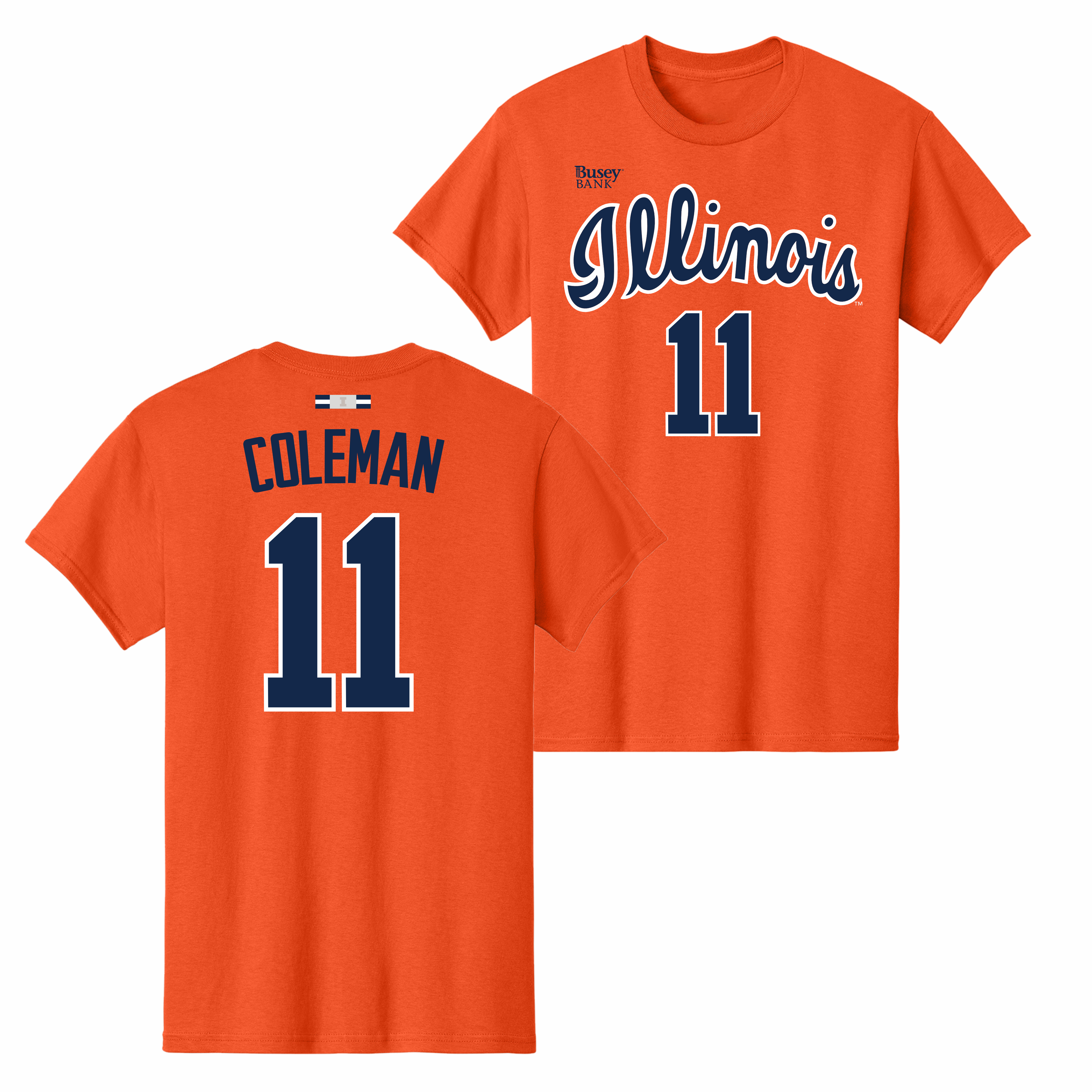 Illinois Fighting Illini NIL Men's Basketball Shirsey Orange