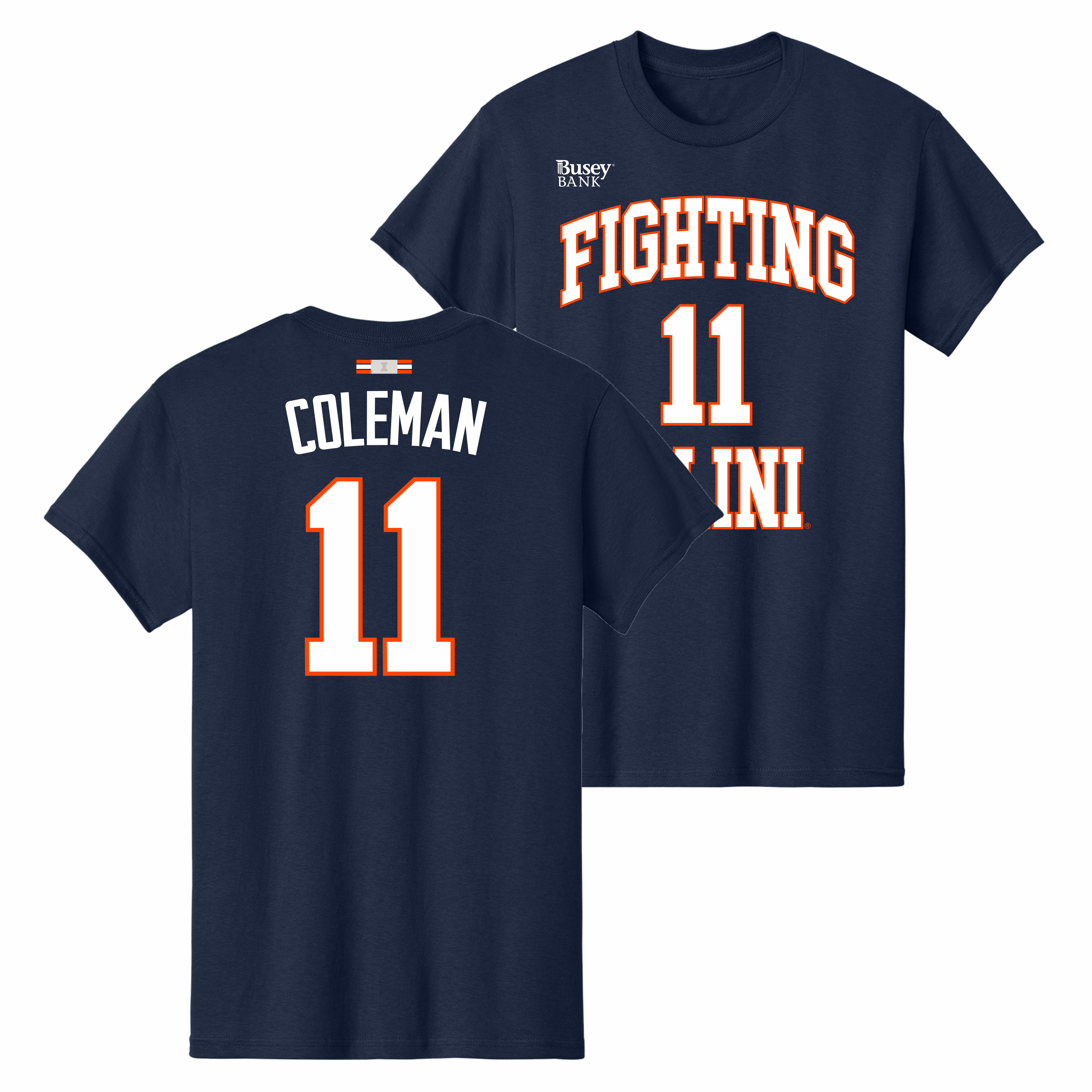 Illinois Fighting Illini NIL Men's Basketball Shirsey Navy