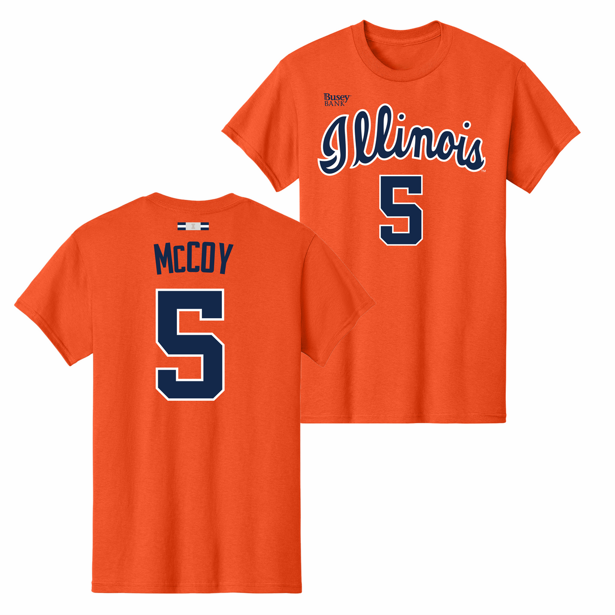 Illinois Fighting Illini NIL Men's Basketball Shirsey Orange