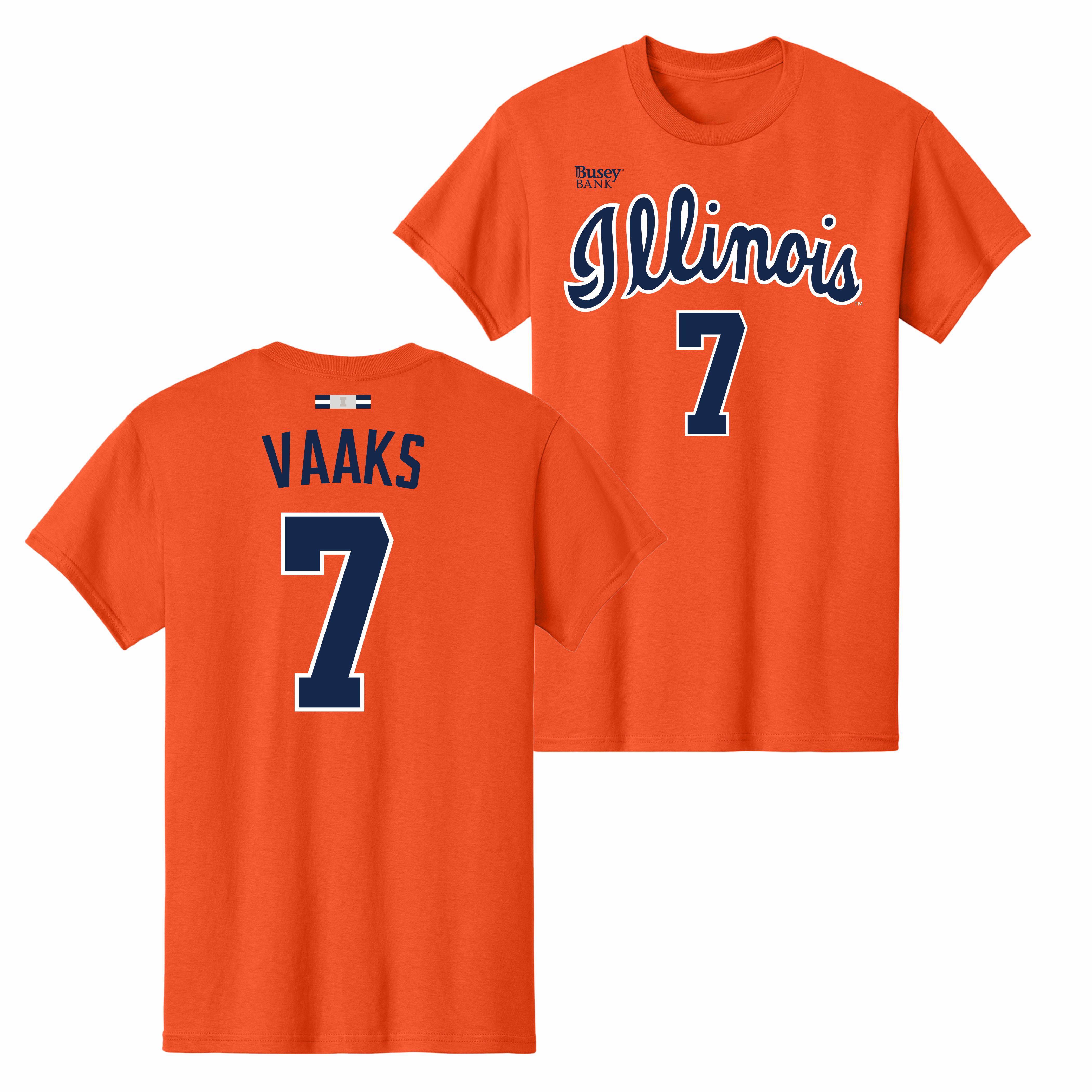 Illinois Fighting Illini NIL Men's Basketball Shirsey Orange