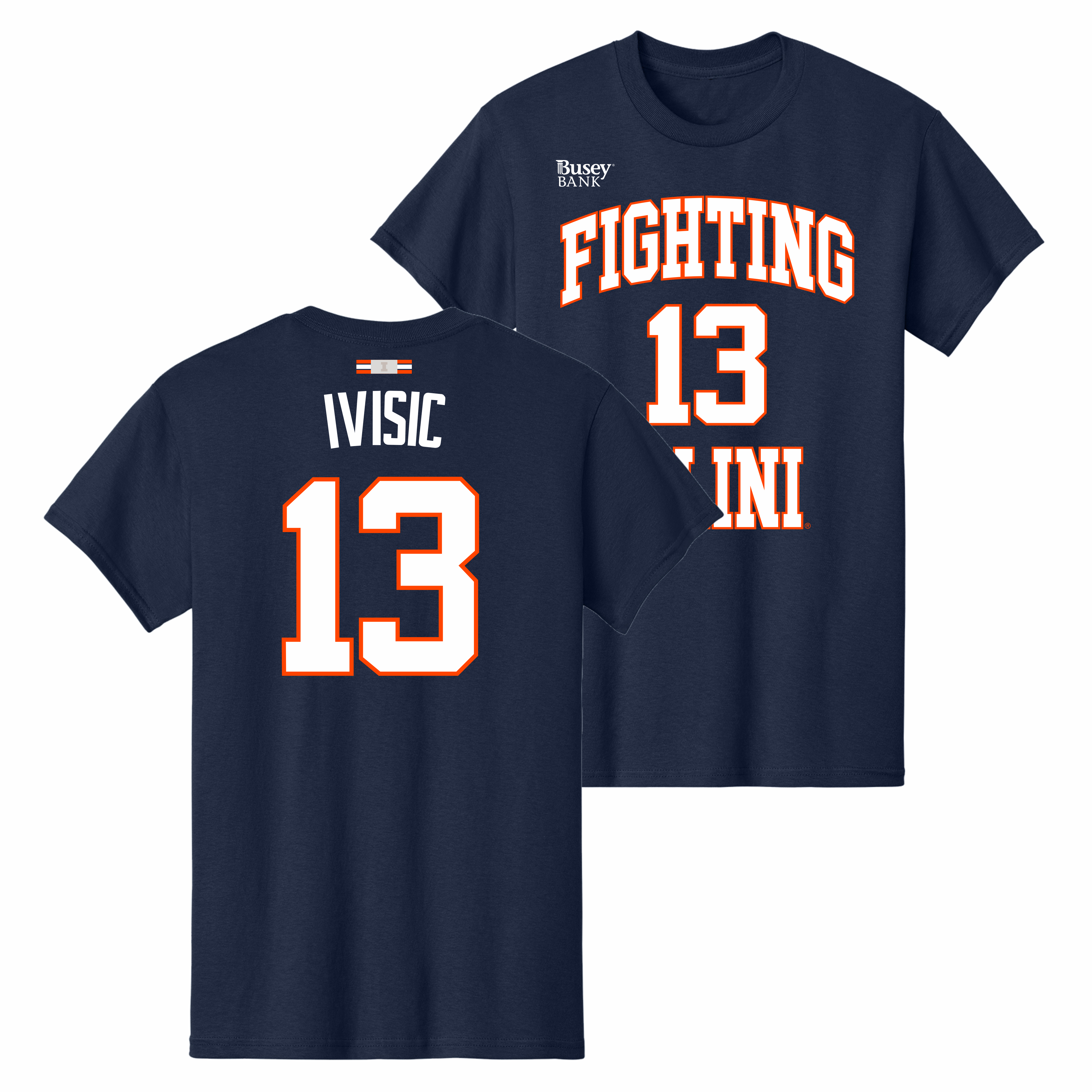 Illinois Fighting Illini NIL Men's Basketball Shirsey Navy