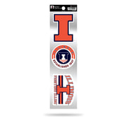 Illinois Fighting Illini Retro Spirit Decals