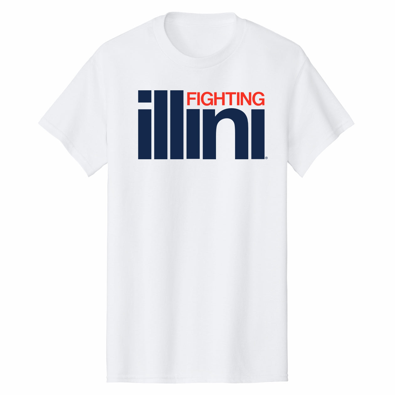 Illinois Fighting Illini Retro White T-Shirt