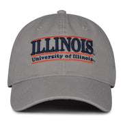 Illinois Fighting Illini Gray 3-Bar Hat
