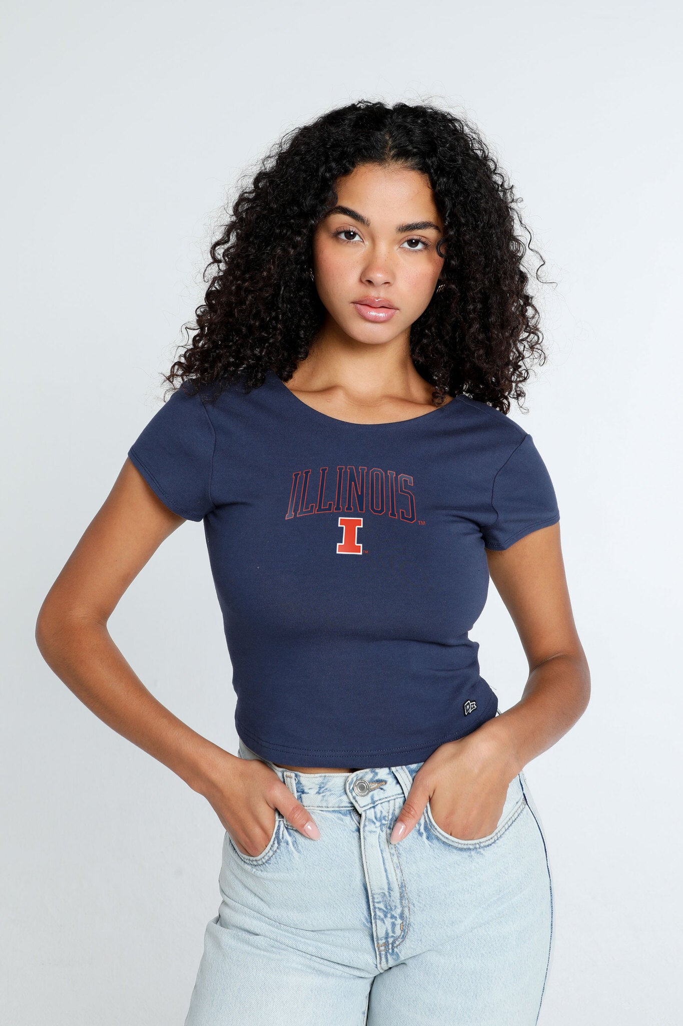 Illinois Fighting Illini Hype & Vice Comeback Crop Tee