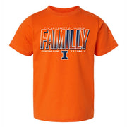 Illinois Fighting Illini Toddler FamILLy Gradient Short Sleeve Tee