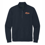 Illinois Dad Quarter-Zip Navy Script