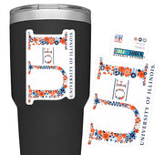 University of Illinois Flower Sticker