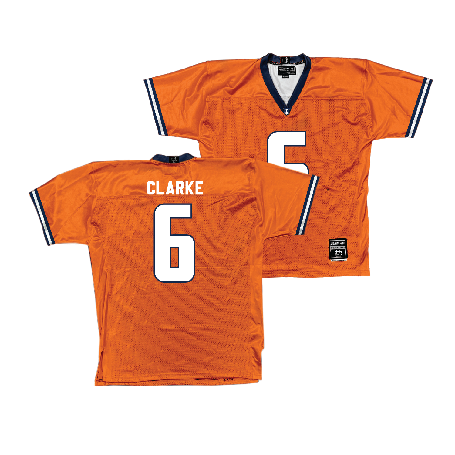 Illinois Fighting Illini NIL Football Jersey #6 Jaheim Clarke