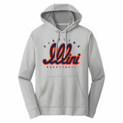 Illinois Fighting Illini Retro Script Basketball Hoodie