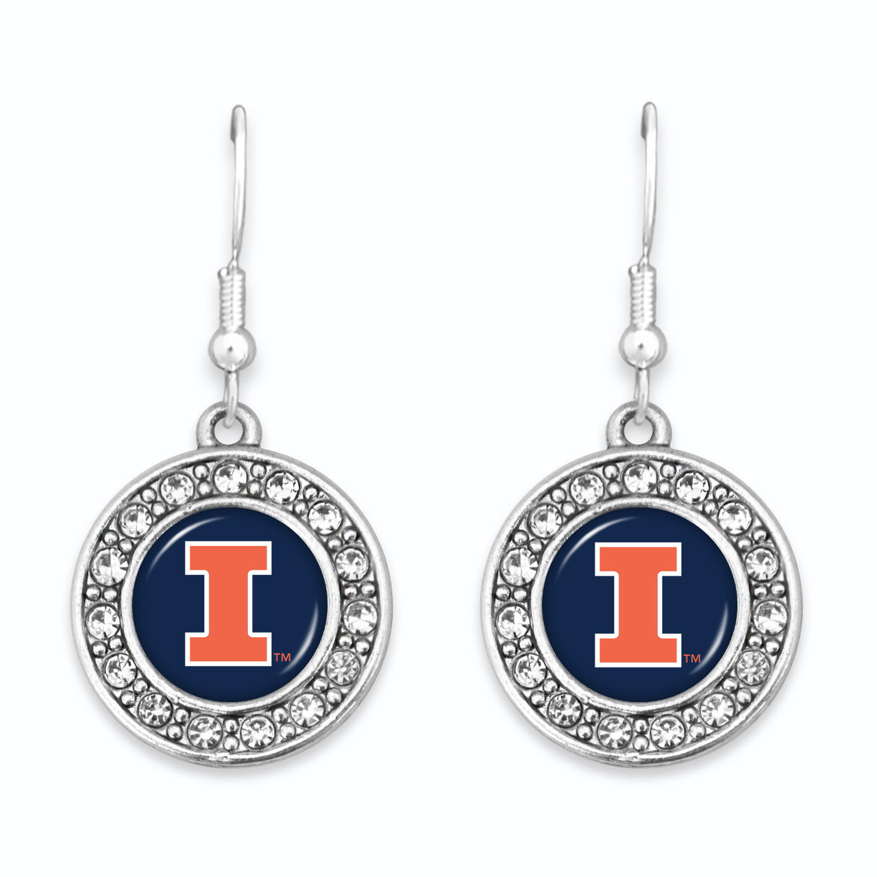 Illinois Fighting Illini Pendant Earrings