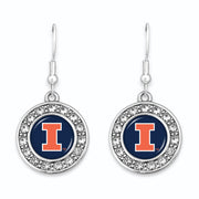 Illinois Fighting Illini Pendant Earrings
