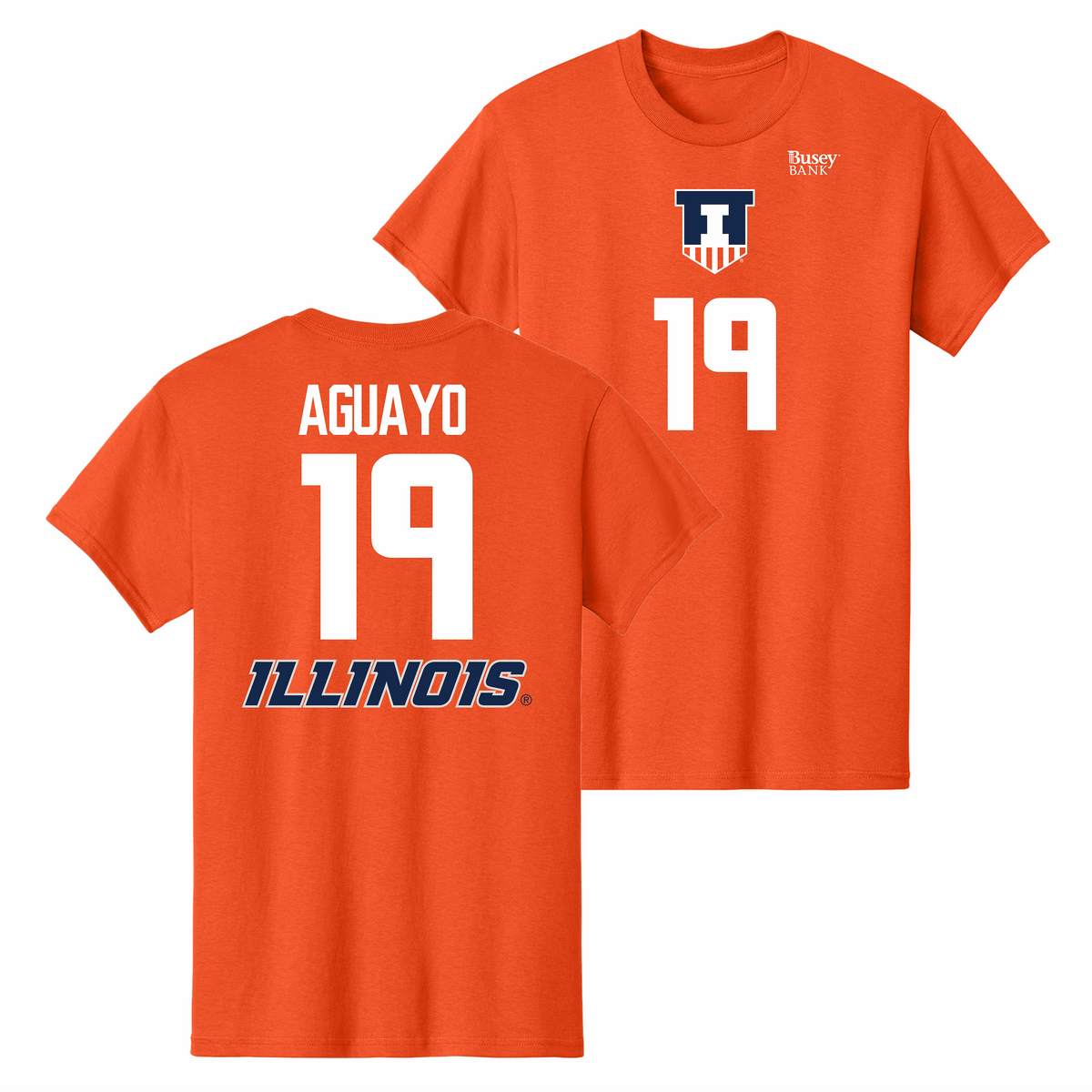 Illinois Fighting Illini NIL Volleyball Shirsey Orange