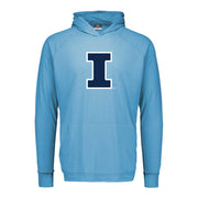 Illinois Hoodie Block I Kids Light Blue