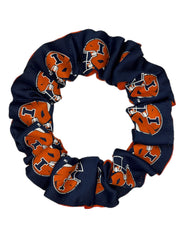 Fighting Illini Navy & Orange Helmet Scrunchie