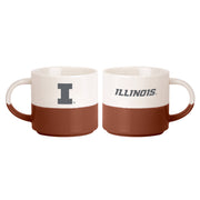 Illinois Mug Set 2-Pack Brown & Ivory