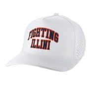 Illinois Fighting Illini Hat White Embroidered Arch