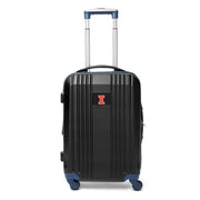 Illinois Fighting Illini Carry On 2 Tone Spinner Luggage