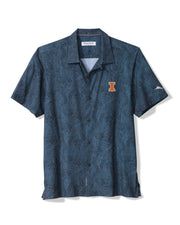 Illinois Fighting Illini Coastline Saltwater Fronds Polo