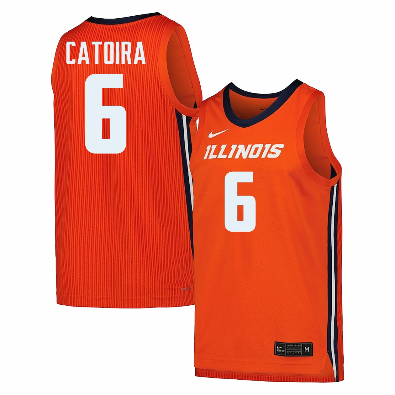 Illinois Fighting Illini Nike Basketball Jersey #6 Irene Noya Catoria