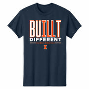 Illinois Athletics T-Shirt Navy "BuILLt" Different