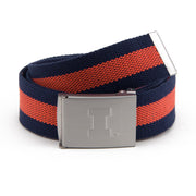 Illinois Fighting Illini Striped Belt