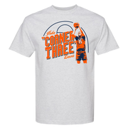 Illinois Fighting Illini NIL Men's Basketball Jake Davis Corner Three Short Sleeve Tee