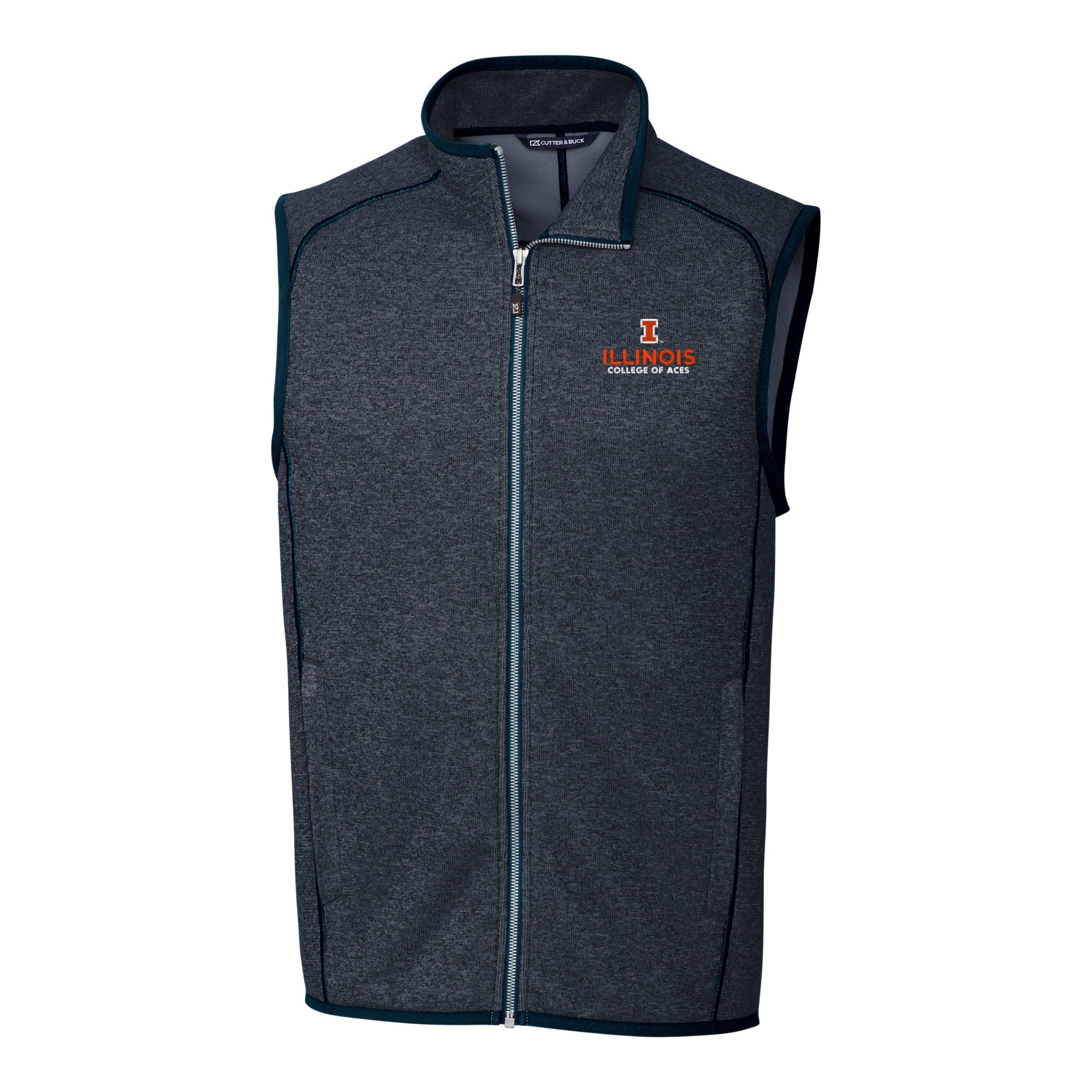 Illinois Fighting Illini Men's Mainsail Full-Zip Vest ACES