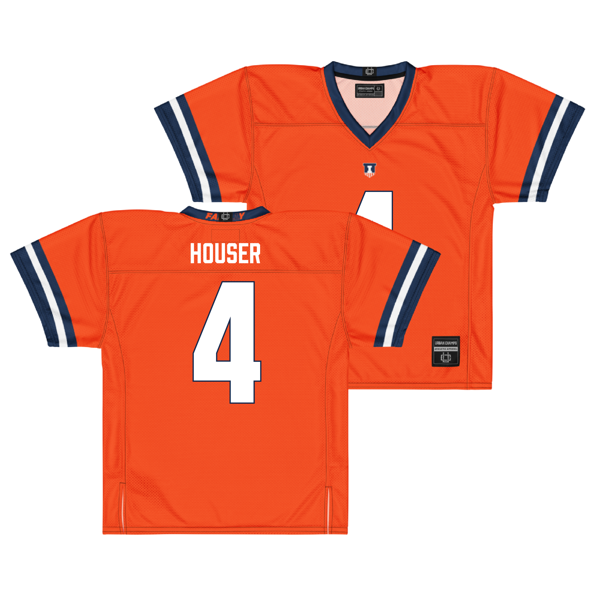 Illinois Fighting Illini NIL Football Jersey Katin Houser #4