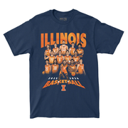 Illinois Basketball 2025-26 NIL Roster Tee