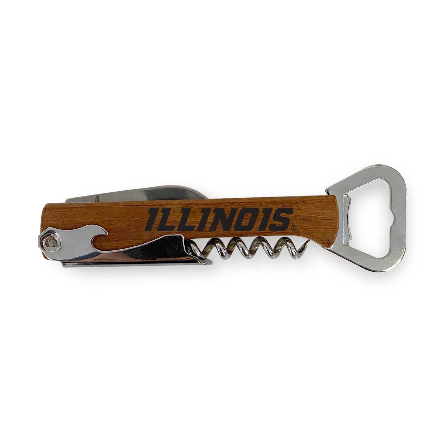 Illinois Fighting Illini Timeless Etchings Wine Key Bottle Opener