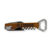 Illinois Fighting Illini Timeless Etchings Wine Key Bottle Opener