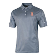 Illinois Polo Men's Columbia Navy Patterned Block I
