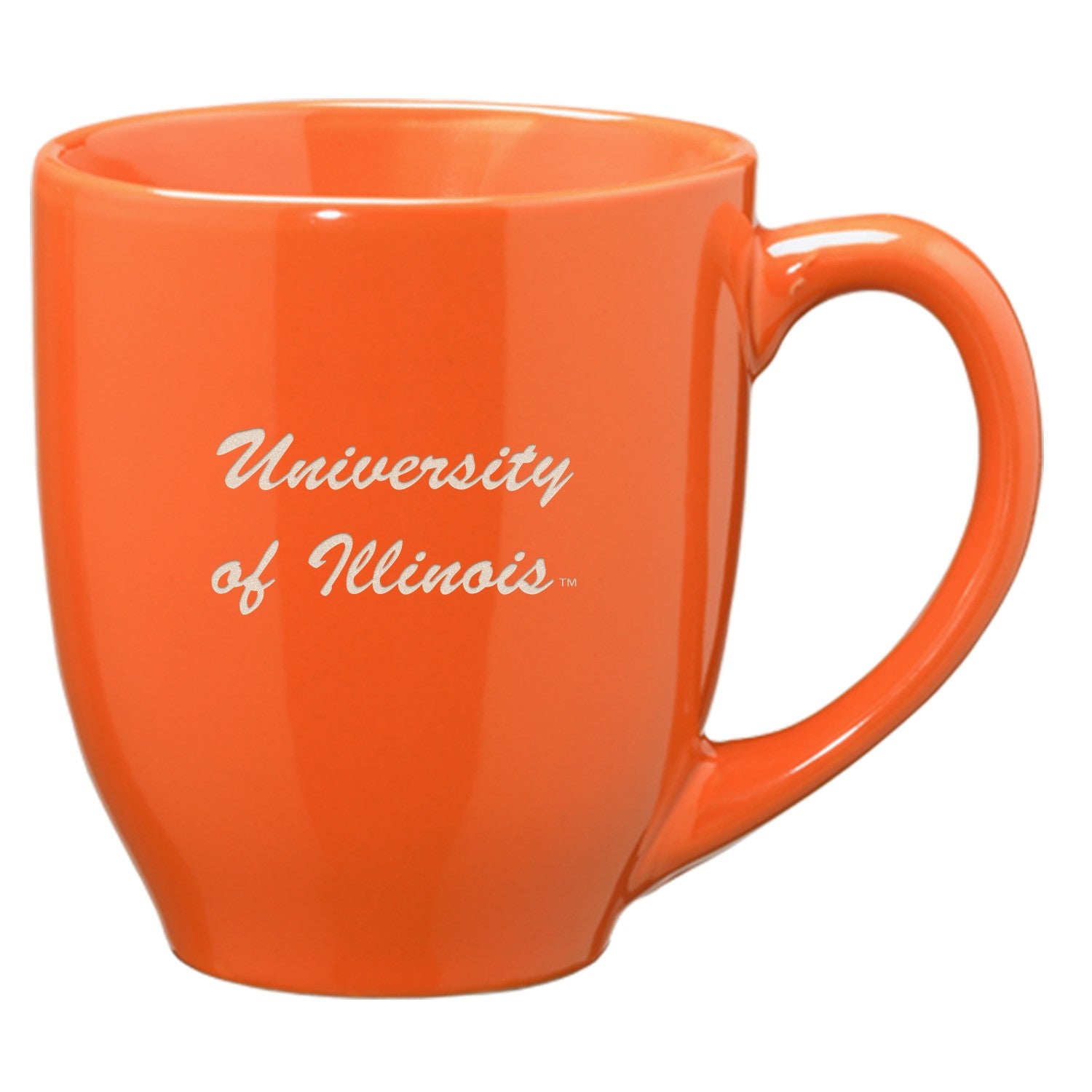 Illinois Mug Orange Script Bistro