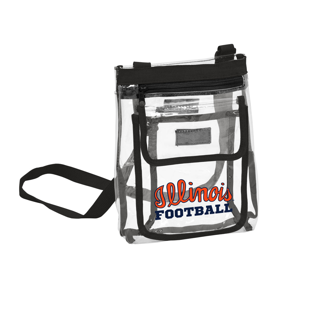 Illinois Fighting Illini Black Crossbody Purse