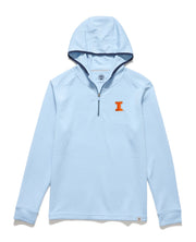 Illinois Flag & Anthem Performance Waffle Quarter Zip Hoodie