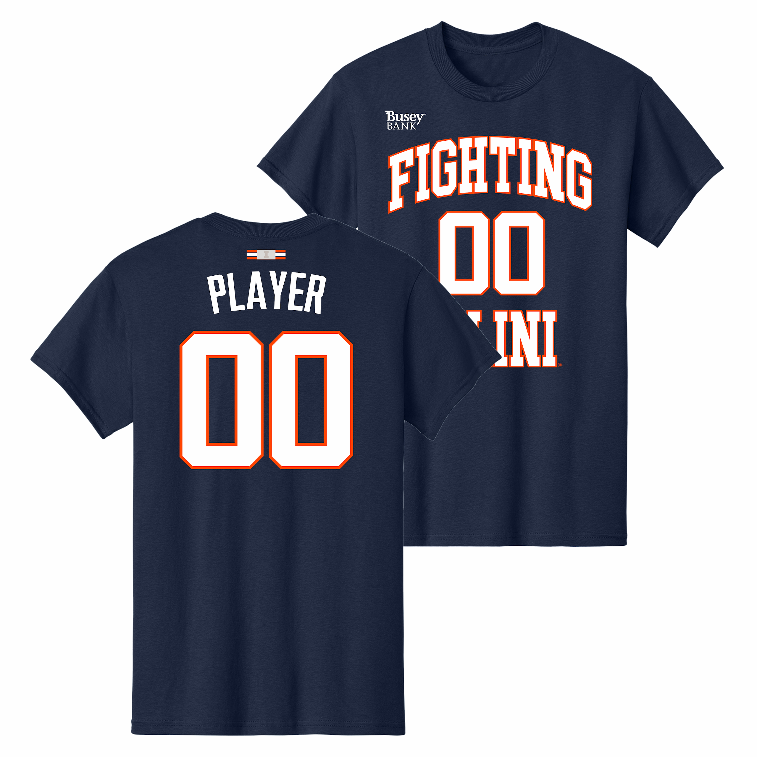 Illinois Fighting Illini NIL Men's Basketball Shirsey Navy