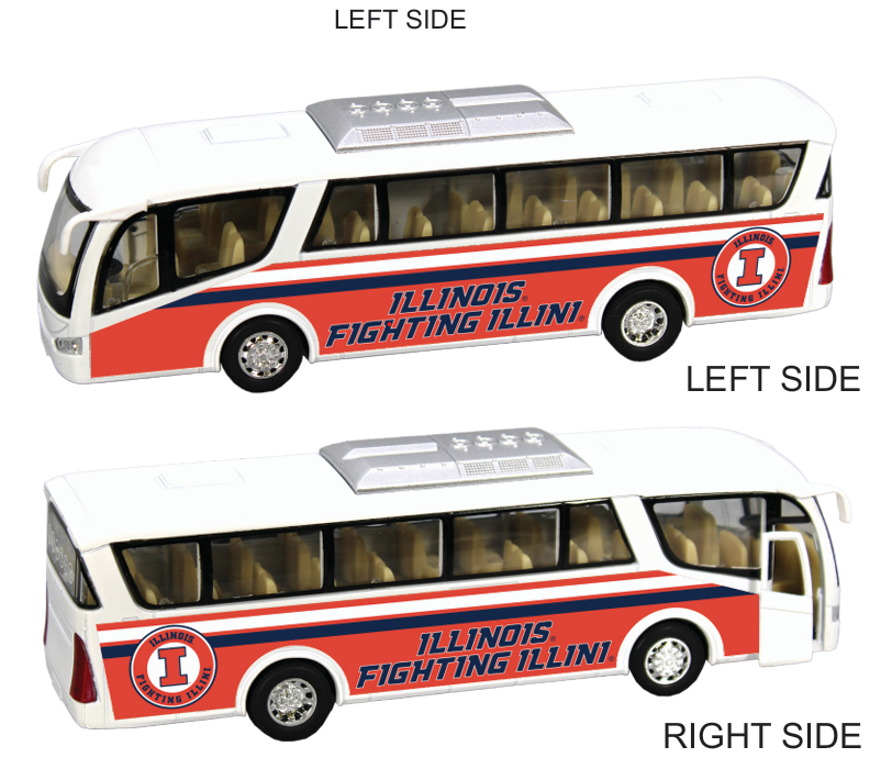Illinois Fighting Illini Team Bus Toy