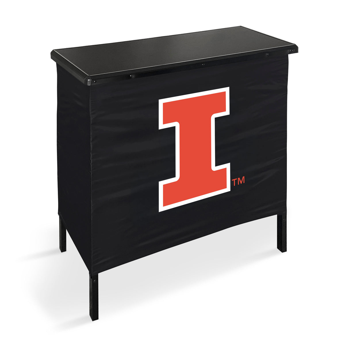 Illinois Fighting Illini Block I Portable Bar