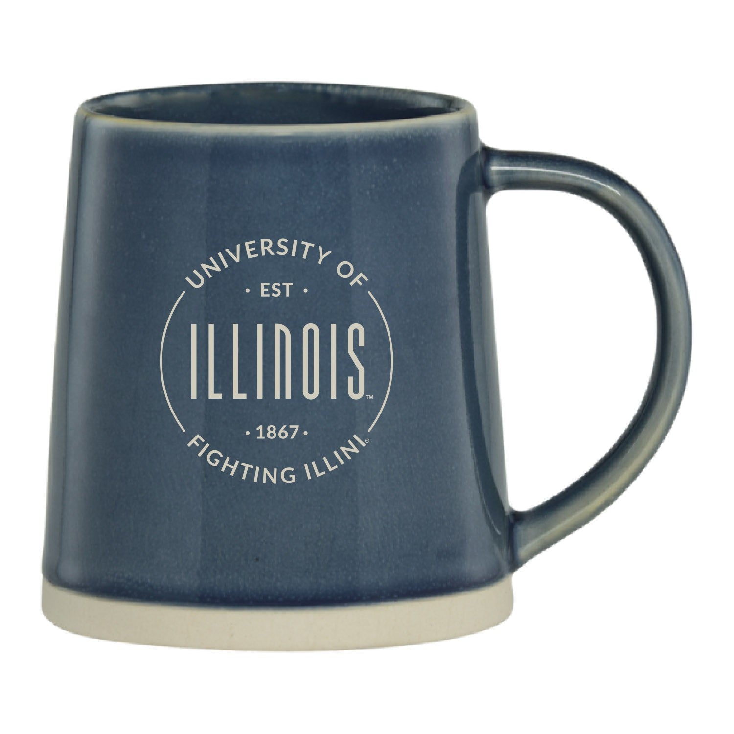 Illinois Mug 16oz Shiny Blue