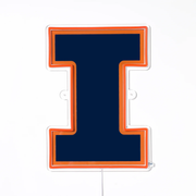 Fighting Illini Block I LED Sign