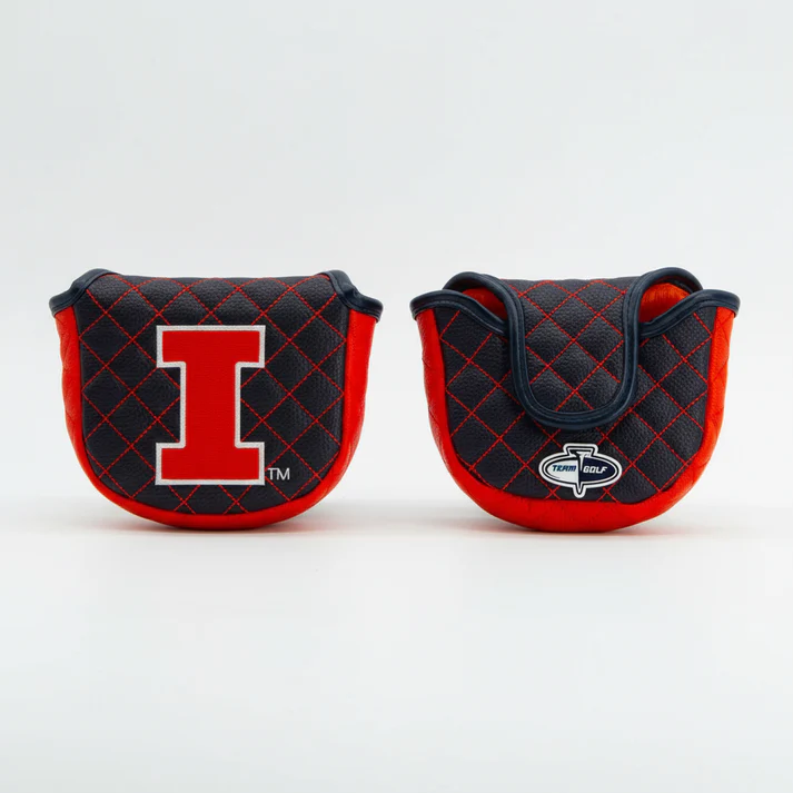 Illinois Golf Putter Cover Quilted