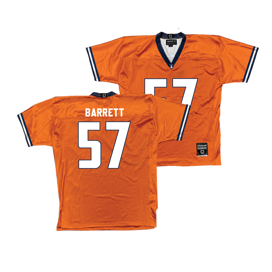 Illinois Fighting Illini NIL Football Jersey #57 Zach Barrett