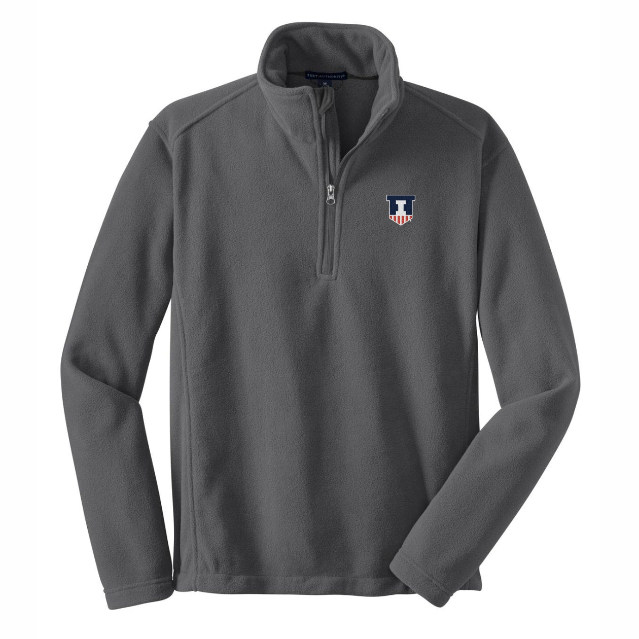 Illinois Fighting Illini Men's Big and Tall Shield Quarter-Zip